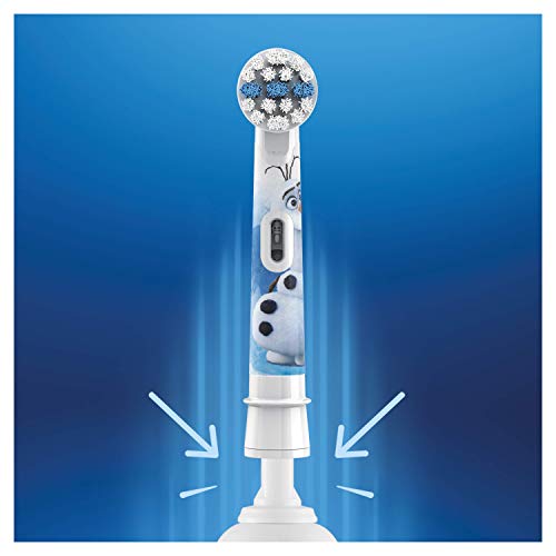 Oral-B Stages Power - Cabezal de recambio para cepillo eléctrico, con los Personajes de Frozen, Pack de 4