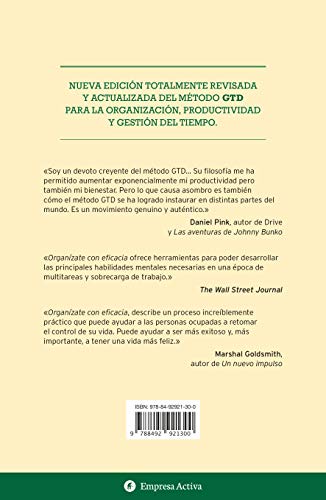 Organízate con eficacia -edición revisada: El arte de la productividad sin estrés (Gestión del conocimiento)