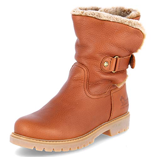 Panama Jack Felia B8 - Botas Antideslizantes de cuero mujer, color marrón(Cuero / Bark), talla 39