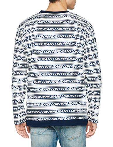 Pepe Jeans Colombe Camiseta, (Deep Sea 597), Large para Hombre