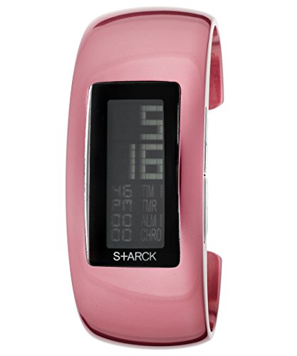 Philippe Starck PH1118 - Reloj para Mujeres, Correa de Acero Inoxidable Color Rosa