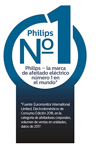 Philips S3110/06 - Afeitadora eléctrica en seco, con cuchillas ComfortCut, cabezales de 4 direcciones, negro cromado metálico