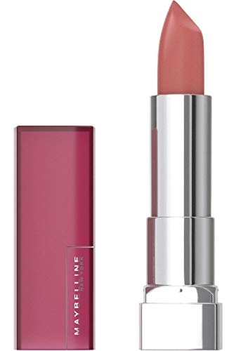 Pintalabios acabado mate Color Sensational Mattes Nudes 987 rosa, de la marca Gemey Maybelline New York