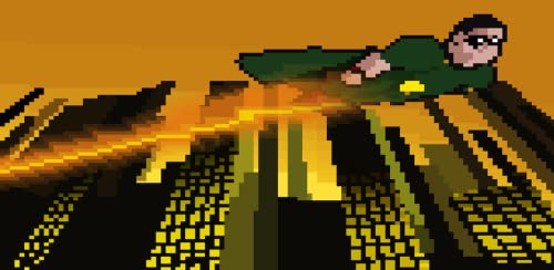 Pixel Heroes - The rocket man fighting super villains - Gold Edition