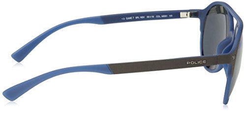 Police SPL163V55MB6H Gafas de sol, Marrón, 55 Unisex
