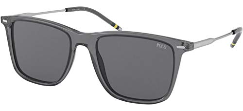 POLO RALPH LAUREN PH 4163 TRANSPARENTE GREY/GREY 54/18/145 Hombre