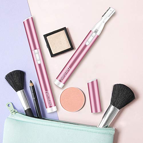 Precisión Recortadora Cejas Eléctrica para Mujer, Sin Dolor Afeitadora de Vello Facial, Mejorado Removedor de Pelo, Eyebrow Trimmer Razor Eléctrico Cortadora de Cejas para Barbilla Cuello Labio