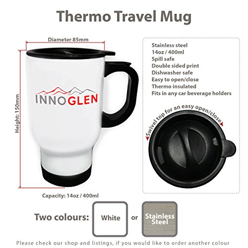 Professional Boxing NYC White Thermo Travel Mug 14oz ff373tw