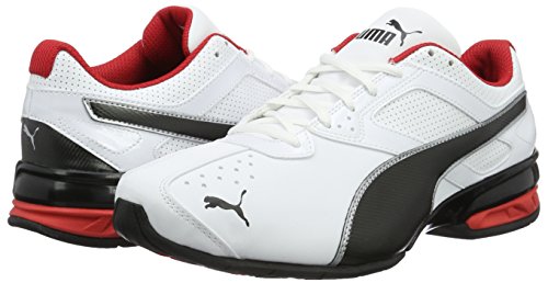 PUMA Tazon 6 FM, Zapatillas para Correr de Carretera para Hombre, Blanco White Black Silver, 47 EU