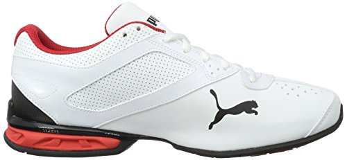 PUMA Tazon 6 FM, Zapatillas para Correr de Carretera para Hombre, Blanco White Black Silver, 47 EU