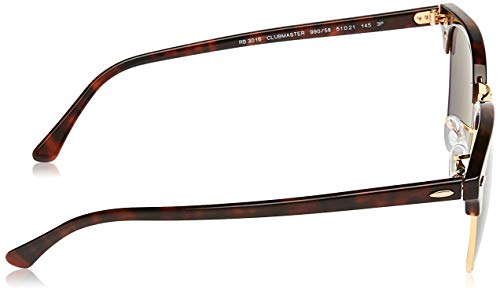 Ray-Ban 0rb3016 990/58 51 Gafas de sol, Red Havana, 50 para Hombre