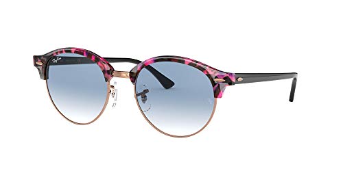 Ray-Ban 0RB4246 Gafas de sol, Spotted Grey/Violet, 51 Unisex