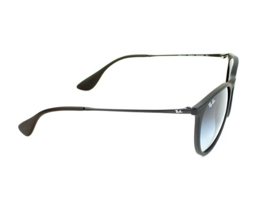 Ray-Ban Gafas De Sol Polarizadas Para Mujer Erika - 54Mm Rubber Negro-Light Gris (Default, Negro)