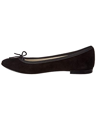 Repetto Cendrillon-Suede Cuero para mujer, Negro (Negro GamuzaBlack Suede)), 37 EU