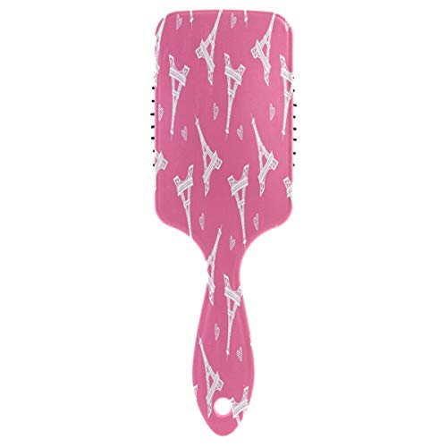Romantic Eiffel Tower - Peine para el pelo con cojín de aire para mujer y hombre
