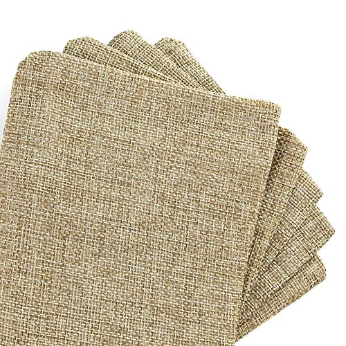 RUBY - 20 Bolsitas Saco de Yute para Regalo joyeria, bolsita para Regalo de Tela de arpillera, Bodas, comuniones, Saco Navidad, reuniones, artesanía, Bricolaje (23cm x 17cm)
