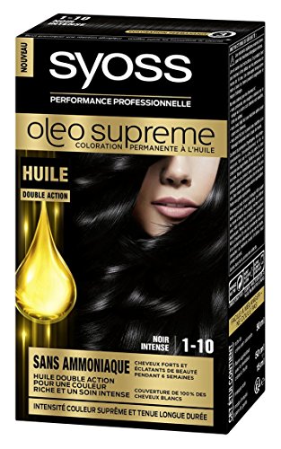 San Algue Syoss Oleo Supremo de color permanente intenso Negro 1-10