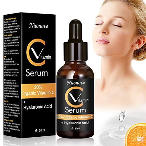 Serum Vitamina C,Acido Hialuronico Serum,Serum Facial Vitamina C y ácido hialurónico,Concentrado Antiedad Antiarrugas,efecto antiarrugas y antiedad,Efecto Antiarrugas, Antiedad y Antimanchas,30ml