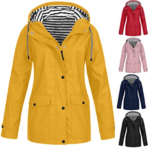 SHOBDW Invierno Mujeres Moda Informal más Gruesa Slim sólido Abajo Chaqueta Abrigo (Rosado, M)