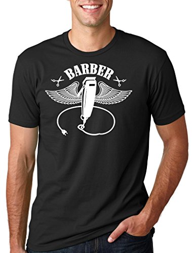 Silk Road Tees Peluquería Profesion peluquería de la Camiseta de los Hombres papá del Peluquero Camiseta Fresca Small Verde