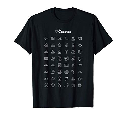 Símbolos de viaje para mostrar I Travel Icons Camiseta