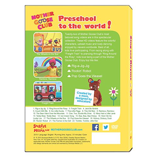 Sing and Rhyme With Mother Goose Club DVD