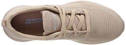 Skechers BOBS SQUAD - TOUGH TALK, Women’s Sneakers, Pink (Pink Engineered Knit Pnk), 6 (39 EU)