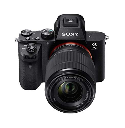 Sony Alpha 7 II - Cámara evil de fotograma completo con objetivo Zoom Sony 28-70mm f/3.5-5.6, 24.3 Megapíxeles, enfoque automático híbrido rápido, estabilización de imagen óptica de 5 ejes