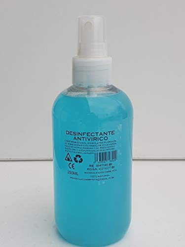 SPRAY ANTIVIRICO DESINFECTANTE 250ML 100% Natural