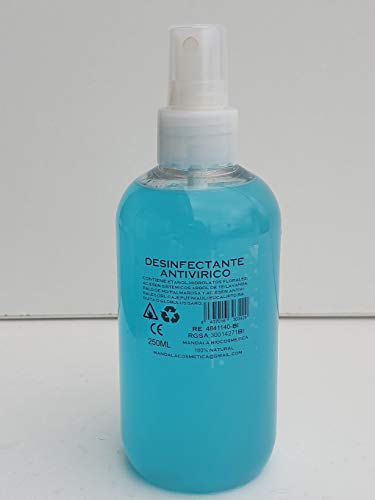 SPRAY ANTIVIRICO DESINFECTANTE 250ML 100% Natural