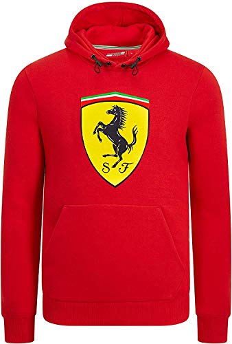 Sudadera con Capucha de la Marca Sports Merchandising B.V. Scuderia Ferrari F1, Color Rojo, S