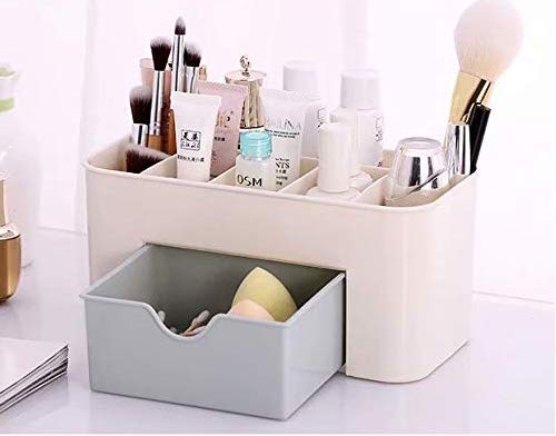 SUNXIN Almacenamiento Cajón Escritorio Maquillaje Cosméticos Soportes Bo? Ahorre espacio (grande, Rosa)