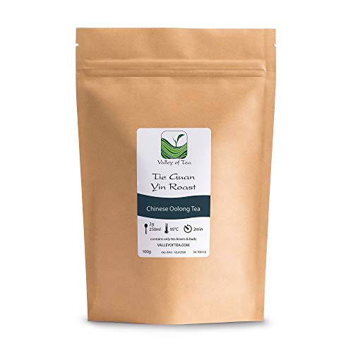 Tie Guan Yin Grado Alto - Té Azul Tieguanyin - Diosa Del Hierro De La Misericordia - Té Oolong De Hojas Sueltas Chino - Hojas Enteras 50g