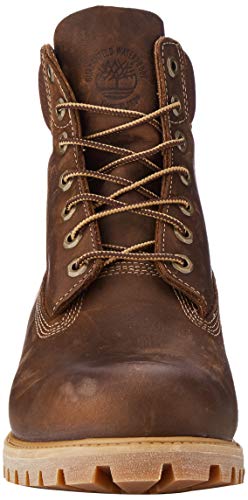 Timberland Heritage 6 Inch Premium Waterproof, Botas para Hombress, Marrón (Md Brown Full Grain), 43 EU