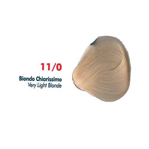 Tinte de Pelo Profesional Rubio Muy Claro Súperaclarantes con Amoníaco 11/0 Permanente 100ml Made in Italy