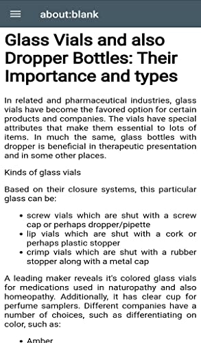 Tips On Glass Vials and Glass Bottles
