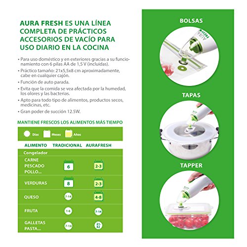 TM Electron TMVAC206 Envasadora Al Vacío Compacta de Cocina, 12 W, Plástico
