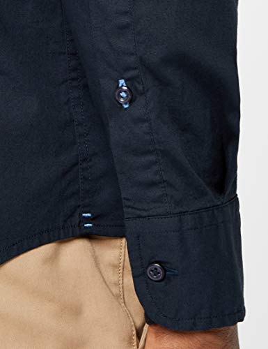 Tommy Hilfiger Core Stretch Slim Poplin Shirt Camisa, Azul (Sky Captain 403), XX-Large para Hombre