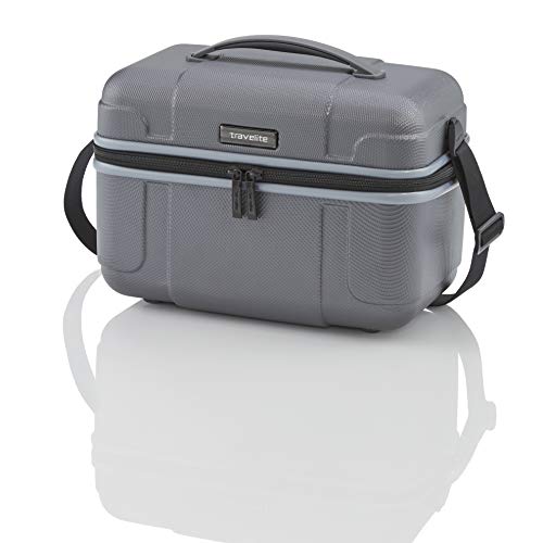 Travelite Vanity/Trousse de toilette "Vector" anthracite Neceser viaje, 36 cm, 20 liters, Gris (Antracita)