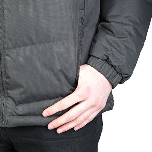 Trespass Blustery Chaqueta Acolchada para Hombre (Talla S), Color Verde, Gris