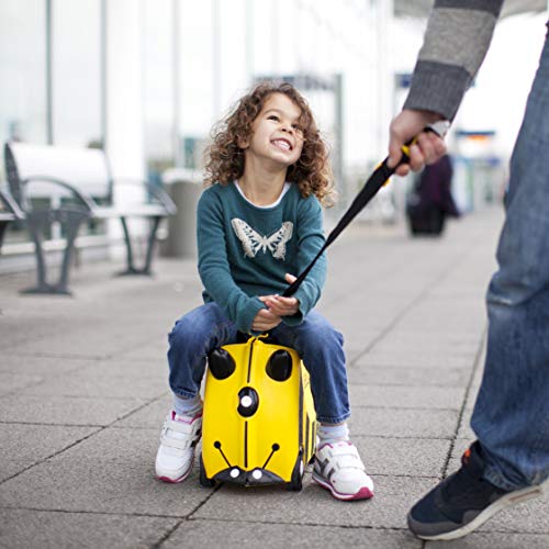 Trunki Maleta correpasillos y equipaje de mano infantil: Abeja Bernard (Amarillo)