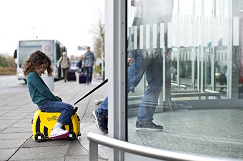 Trunki Maleta correpasillos y equipaje de mano infantil: Abeja Bernard (Amarillo)