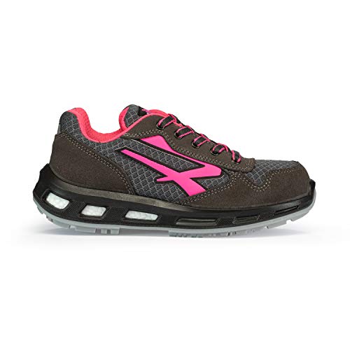 U-POWER Verok S1p SRC, Zapatos de Seguridad Unisex Adulto, Rosa (Rose 000), 37 EU