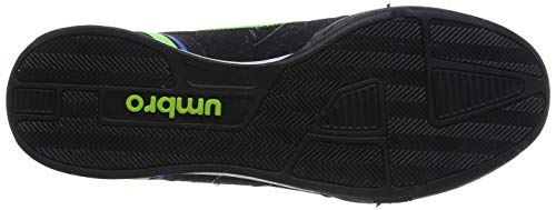 Umbro Futsal Street V, Zapatillas de fútbol Sala para Hombre, Negro (Black/Green Gecko/Electric Blue FCH), 41 EU