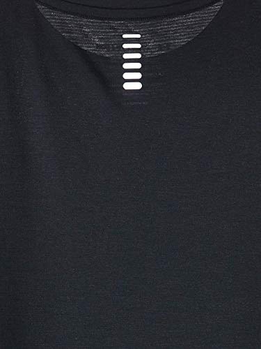 Under Armour UA Streaker 2.0 Camiseta, Mujer, Negro (Black/Black/Reflective 001), M