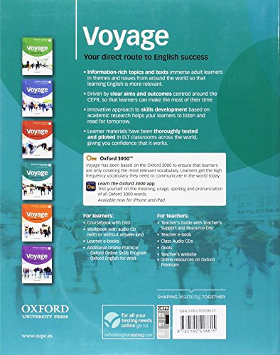 Voyage Intermediate B1+ Student's Book and DVD Pack