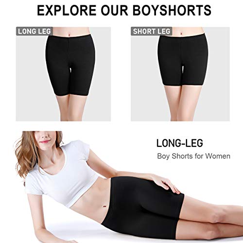 wirarpa Bragas Algodon Mujer Boxer Short Leggings Cortos 3 Pack Pantalon 38
