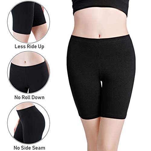 wirarpa Bragas Algodon Mujer Boxer Short Leggings Cortos 3 Pack Pantalon 38