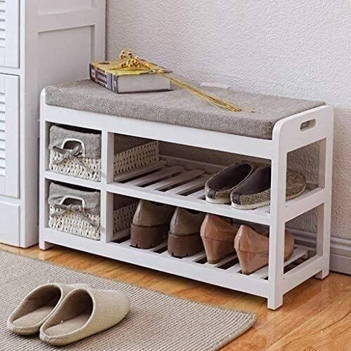 YANGSANJIN - Organizador de zapatos para almacenamiento de zapatos Proof Space Capacity Corridor, taburete, producto duradero, para uso doméstico y limpio, con una fuerte carga