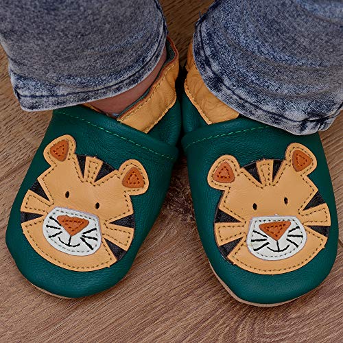 Zapatillas Bebe Niño - Zapato Bebe Niño - Zapatos Bebes - Calzados Bebe Niño - Tigre Feliz - 6-12 Meses